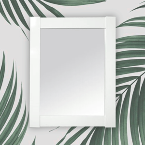Espejo para baño - Tepuy No. 5 - Blanco